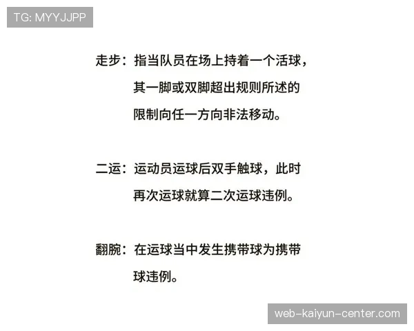 一分钟掌握持球规则要点，新手快速入门的关键
